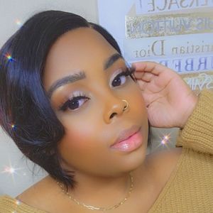 Side Part Human Hair Pixie Cut Wig